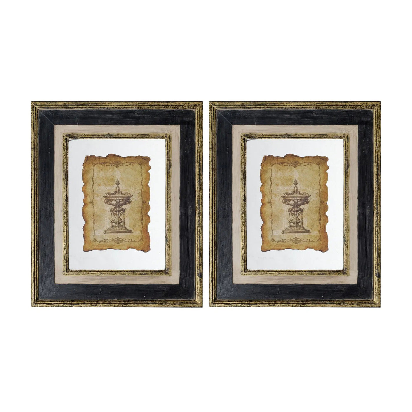 Lucian - Framed Antiqued Sculpture Print by Unique Piece Furniture