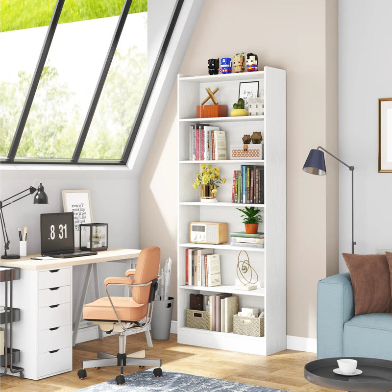 Library Bookshelf With Storage For Living Room
