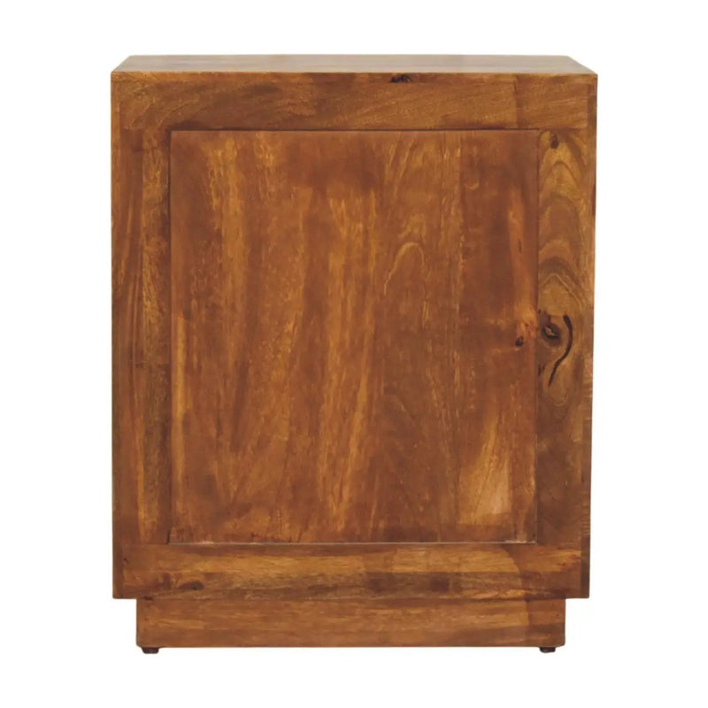 Solid Wood Milan Fluted Bedside Cabinet by HouseOfZazla