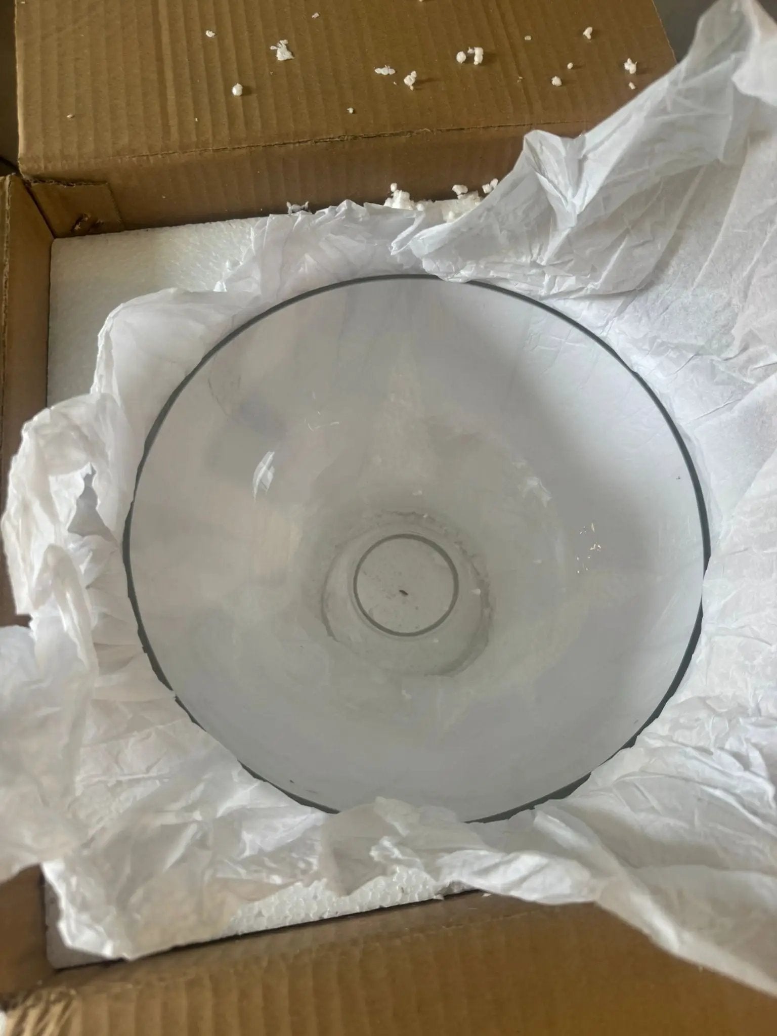 Open Box LTBFDDC Farmhouse Small Pendant Lights Kitchen Island, Adjustable Height Hanging Ceiling Lamp Handblown Glass Dome Clear Hammered Shade For D by Selzalot