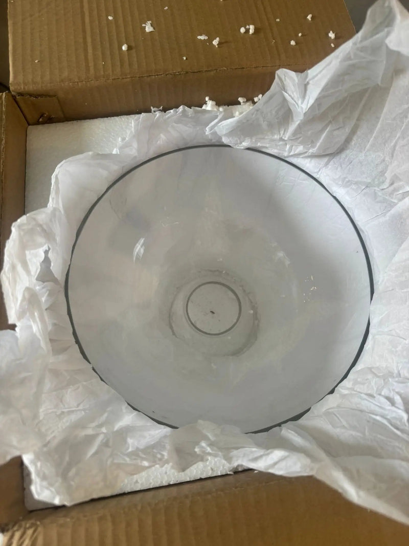 Open Box LTBFDDC Farmhouse Small Pendant Lights Kitchen Island, Adjustable Height Hanging Ceiling Lamp Handblown Glass Dome Clear Hammered Shade For D by Selzalot