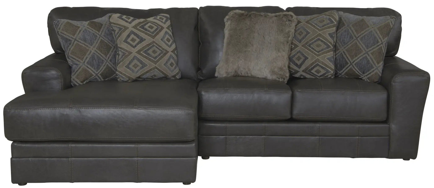 Denali - Italian Leather Match Sectional by Unique Piece Furniture