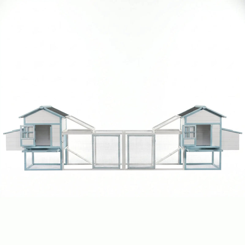 Large Wooden Chicken Coop with Double Nesting Boxes by HouseOfZazla