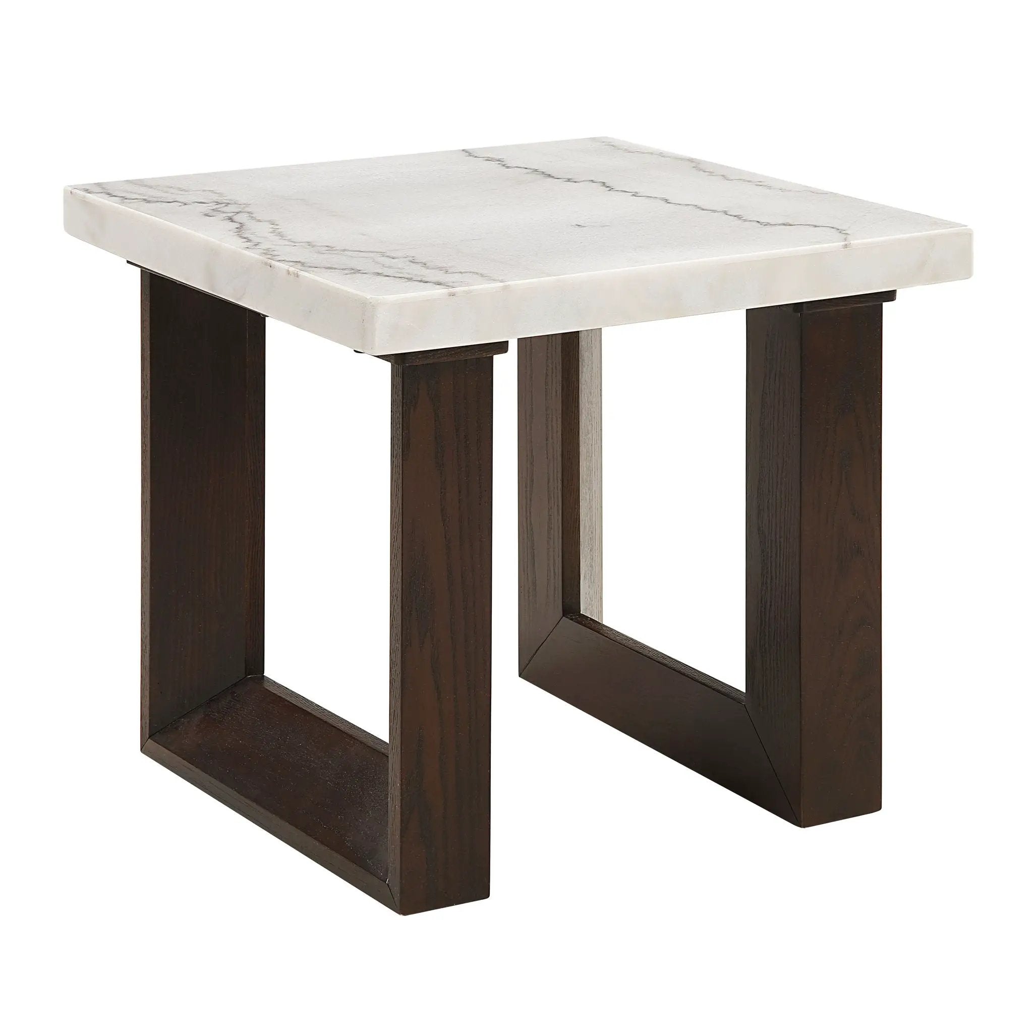 Edwyn - Natural Marble Top End Table by Unique Piece Furniture