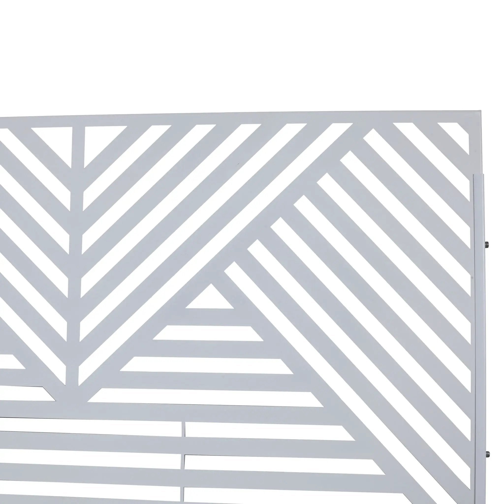 Freestanding Outdoor & Indoor Freestanding Metal Privacy Screen by Unique Piece Furniture