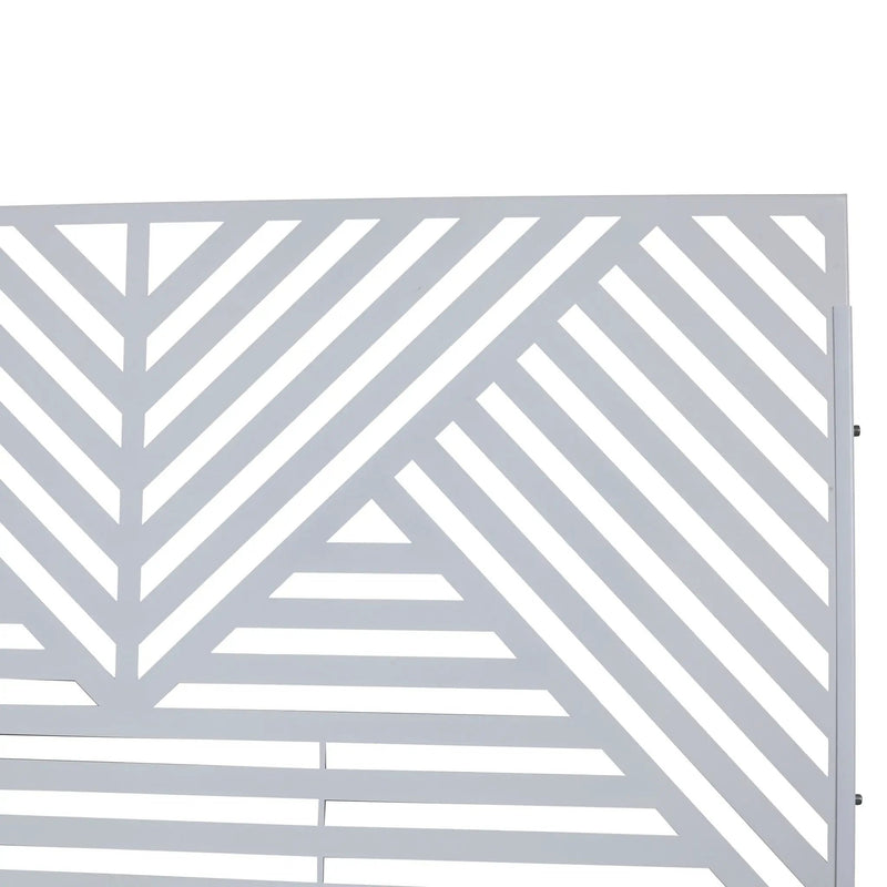 Freestanding Outdoor & Indoor Freestanding Metal Privacy Screen by HouseOfZazla