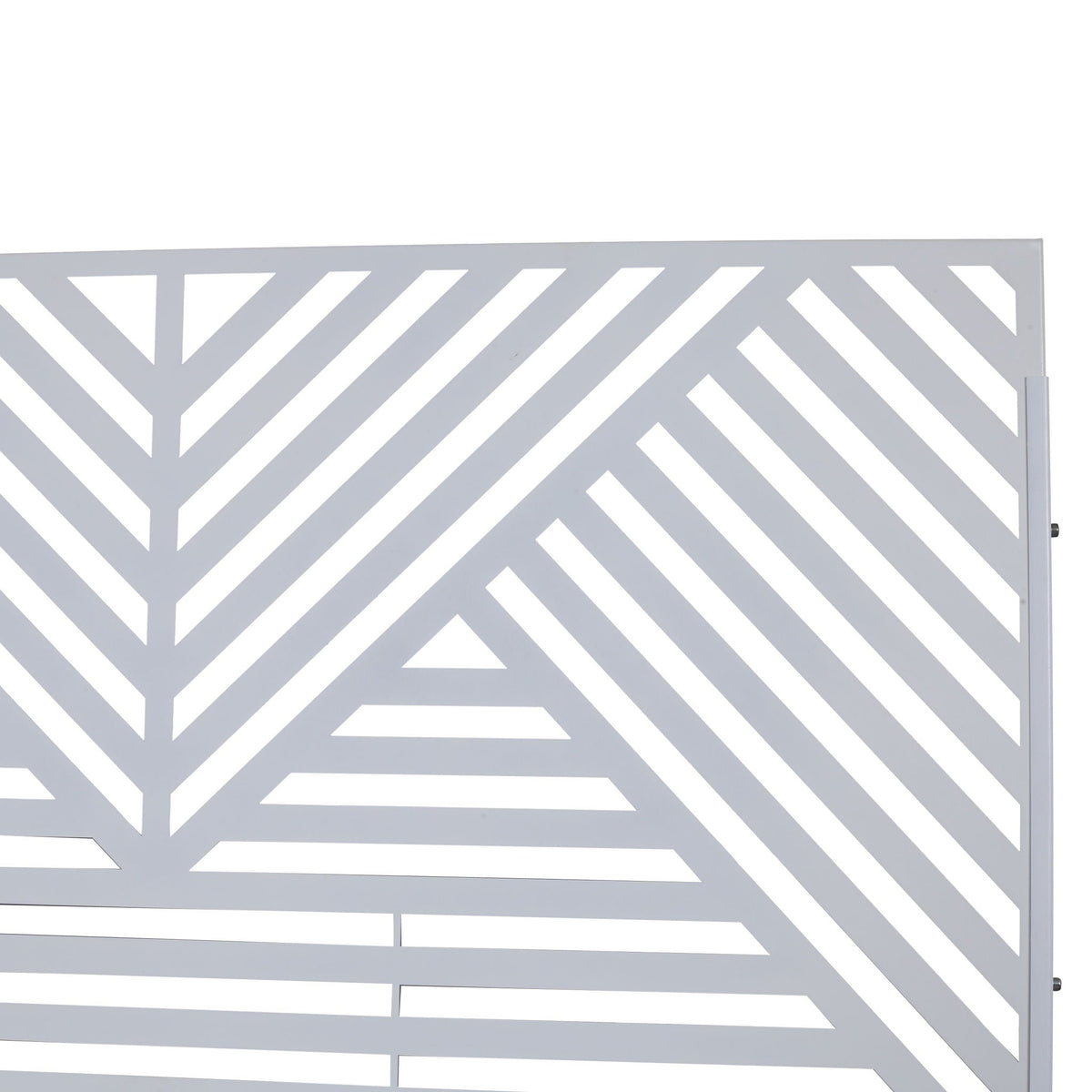 Freestanding Metal Privacy Screen Room Divider - Durable Steel, 48" x 16" x 76", photo 23 of 40