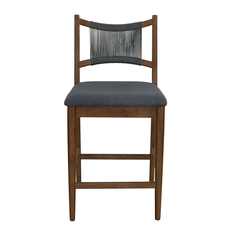 Arno Indoor Upholstered Wooden Counter Stool by HouseOfZazla