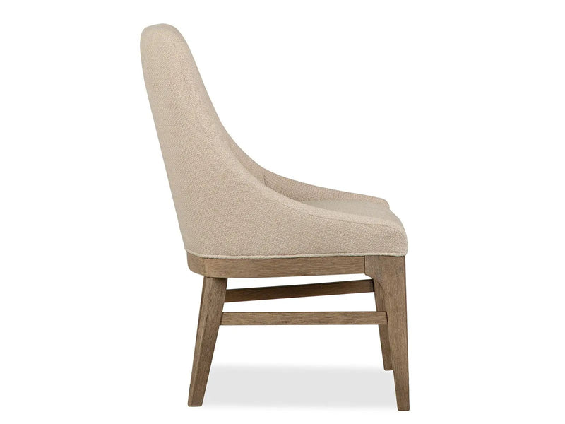Tristan - Upholstered Arm Chair (Set of 2) - Swiss Coffee by Unique Piece Furniture
