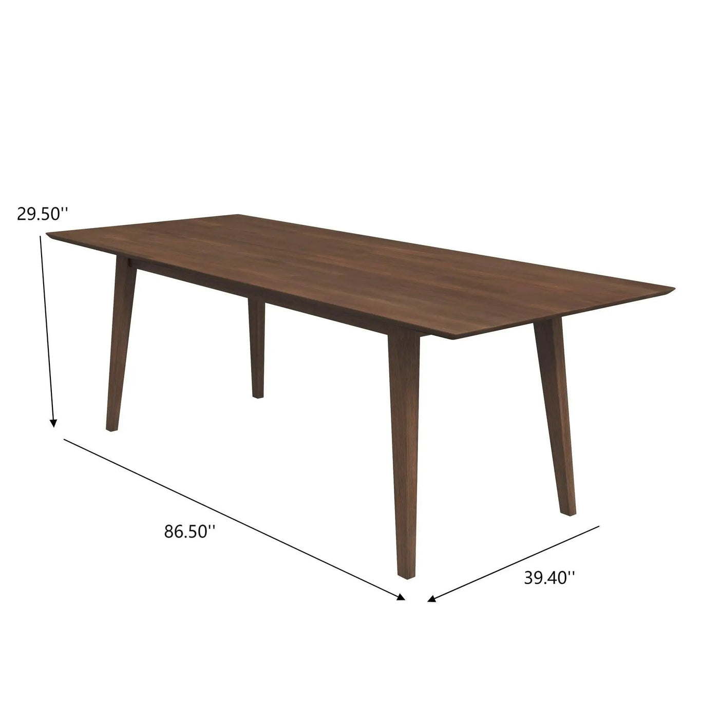 Levi - Modern Style Rectangular Dining Kitchen Table by HouseOfZazla