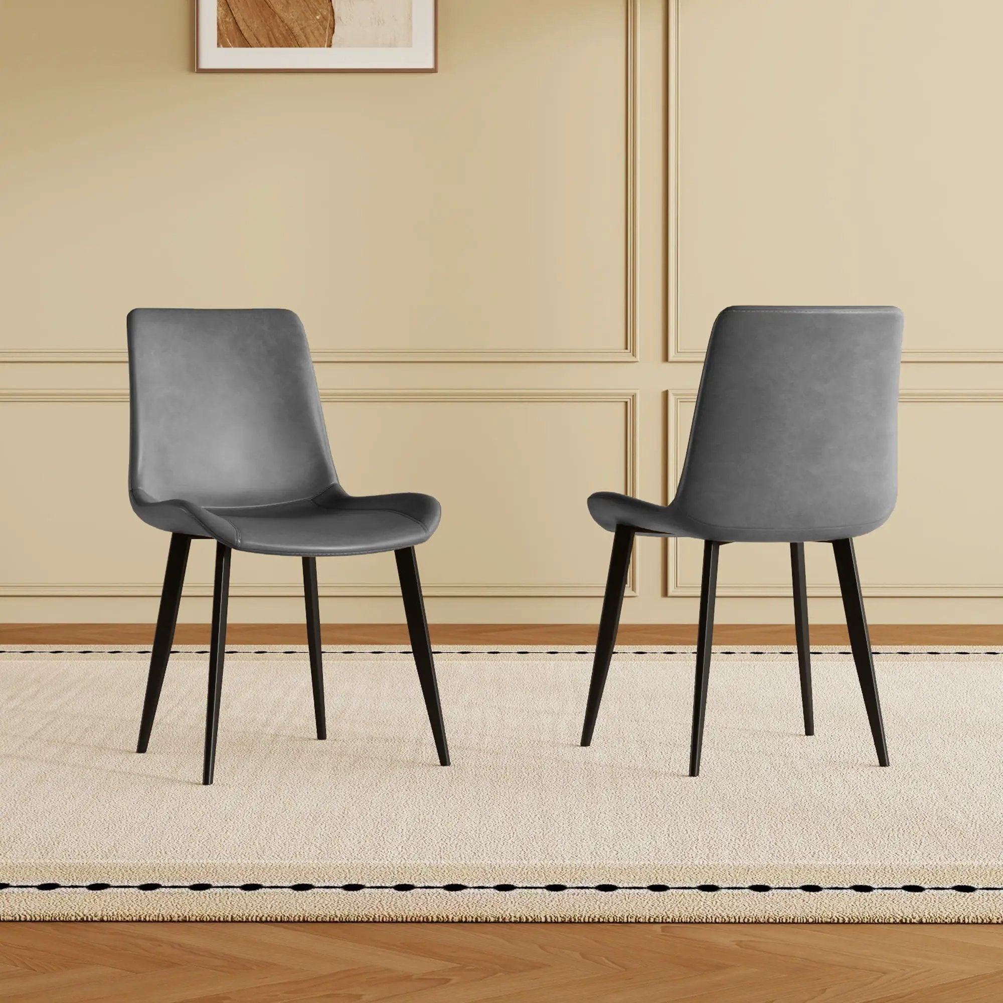 Modern Dining Chairs Ergonomic Design For Kitchen (Set of 4) by Unique Piece Furniture