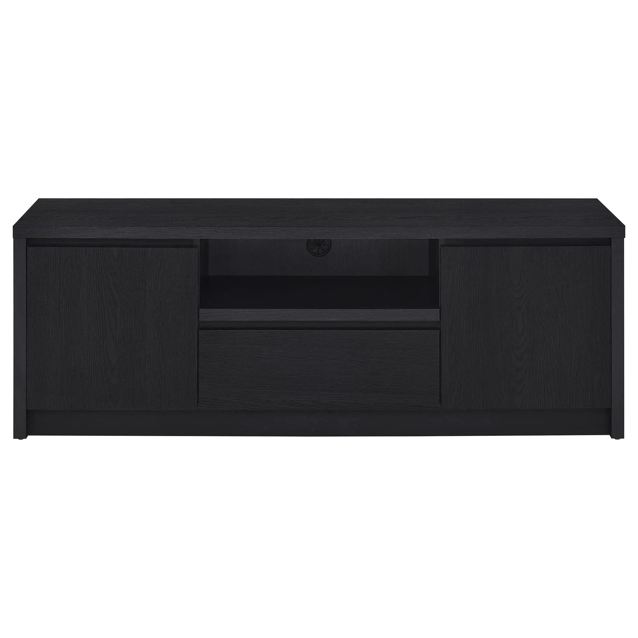 Winfield 3-piece Entertainment Center 60-inch TV Stand Black by Unique Piece Furniture