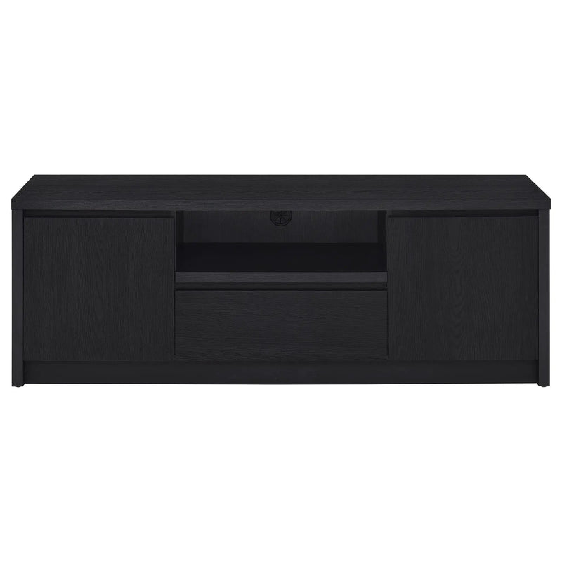 Winfield 3-piece Entertainment Center 60-inch TV Stand Black by Unique Piece Furniture
