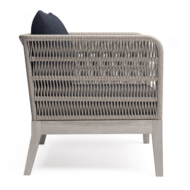 Santiago - Outdoor Conversation Chair - Slate Gray by Unique Piece Furniture