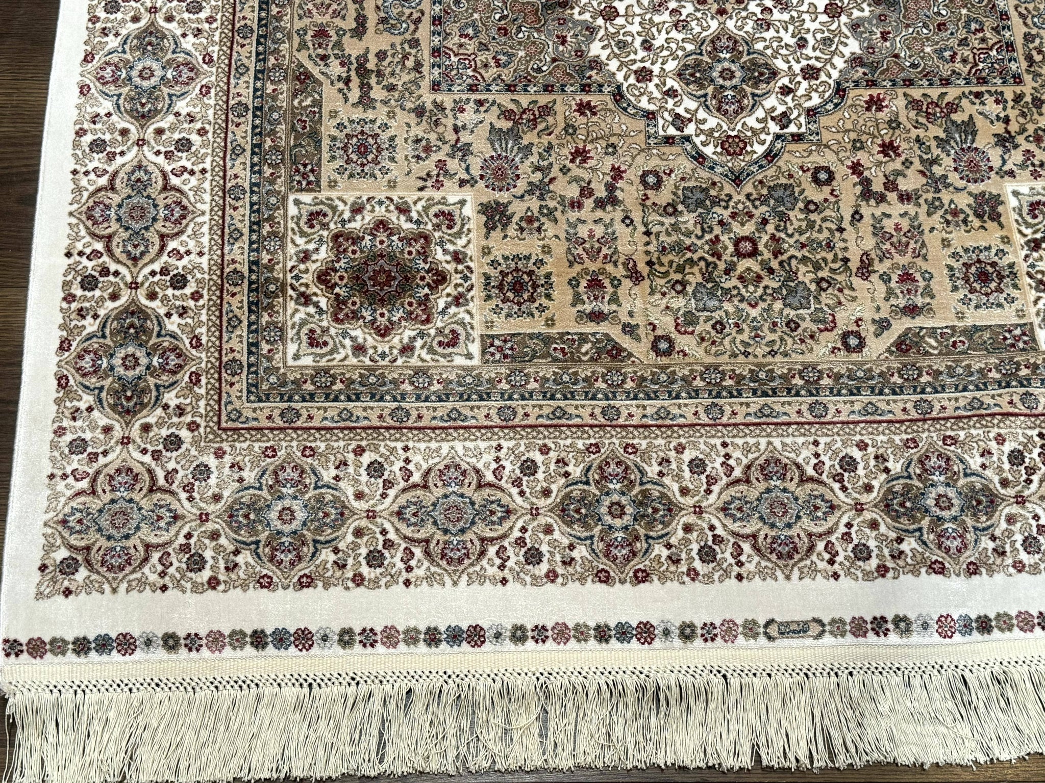 Turkish Memluk Silk Rug 4x6, Hereke Carpet, Bamboo Silk, New by Jewel Rugs