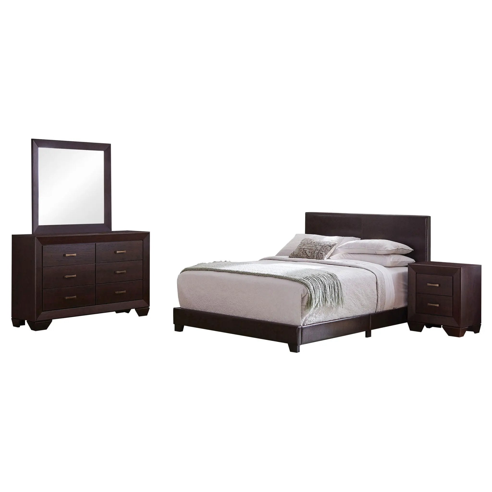 Dorian 4-piece Full Bedroom Set Dark Cocoa by Unique Piece Furniture