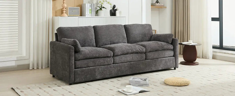 Cozy Upholstered Oversized 3-Seater Cloud Sofa by BLAKHOM