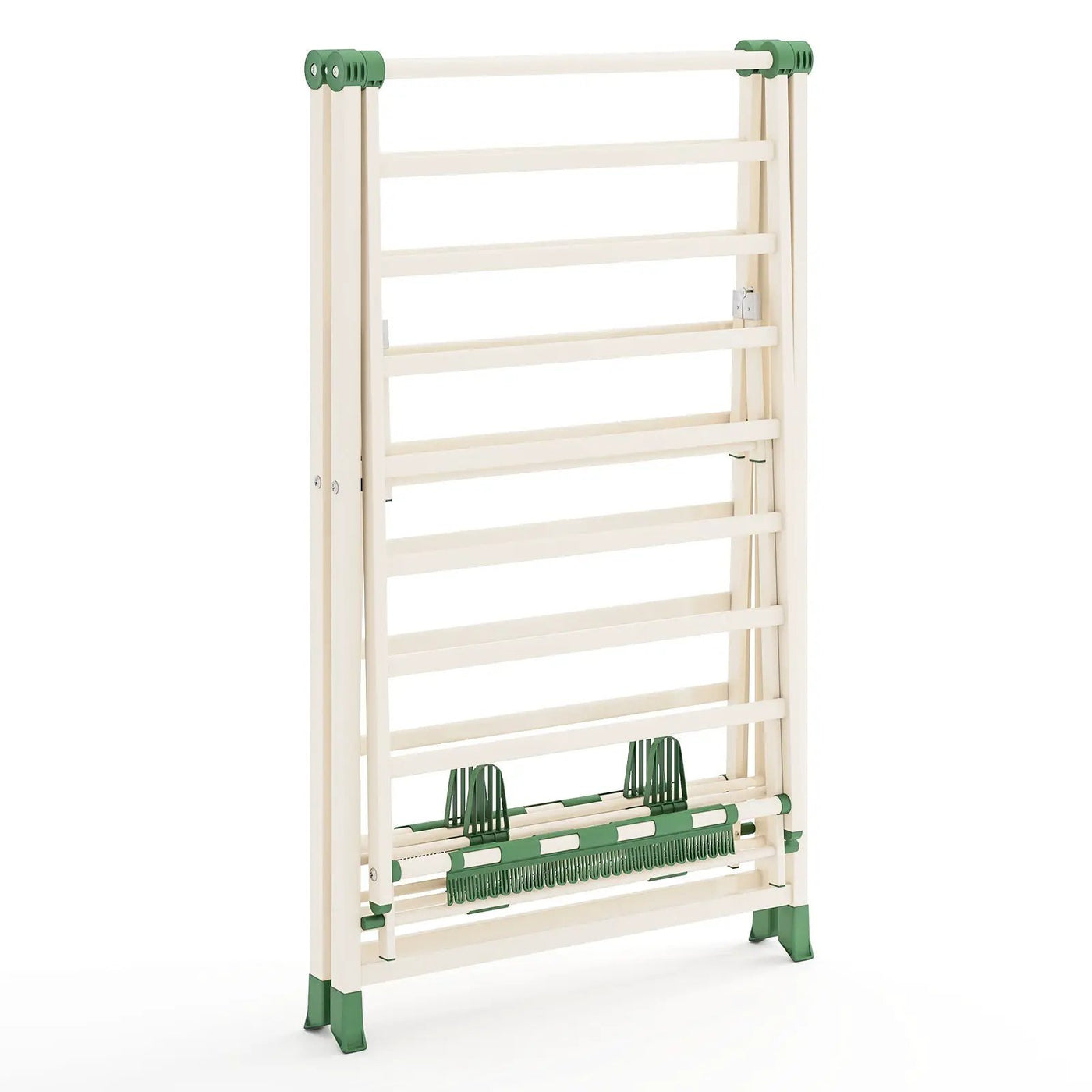 72.5 Inches Clothes Drying Rack with Height Adjustable Wings by DirectDeals