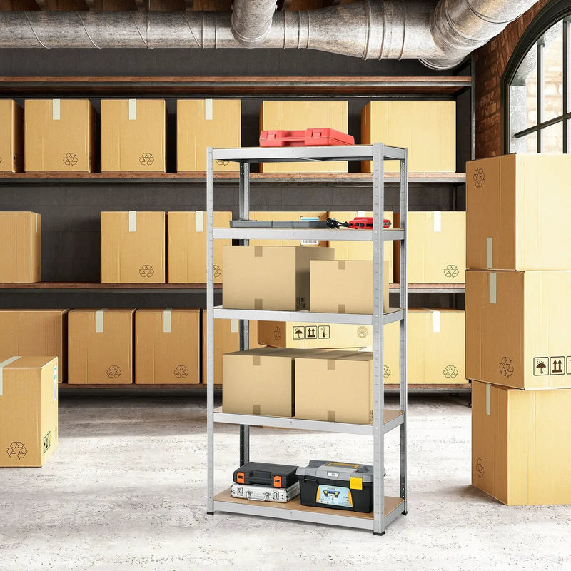 2 Pcs Storage Shelves Garage Shelving Units Tool Utility Shelves by DirectDeals