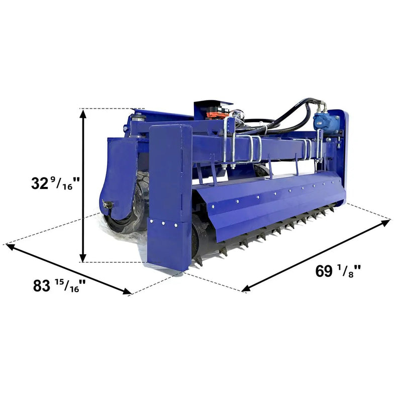 Skid Steer 72'' Wide Soil Conditioner by Chery Industrial