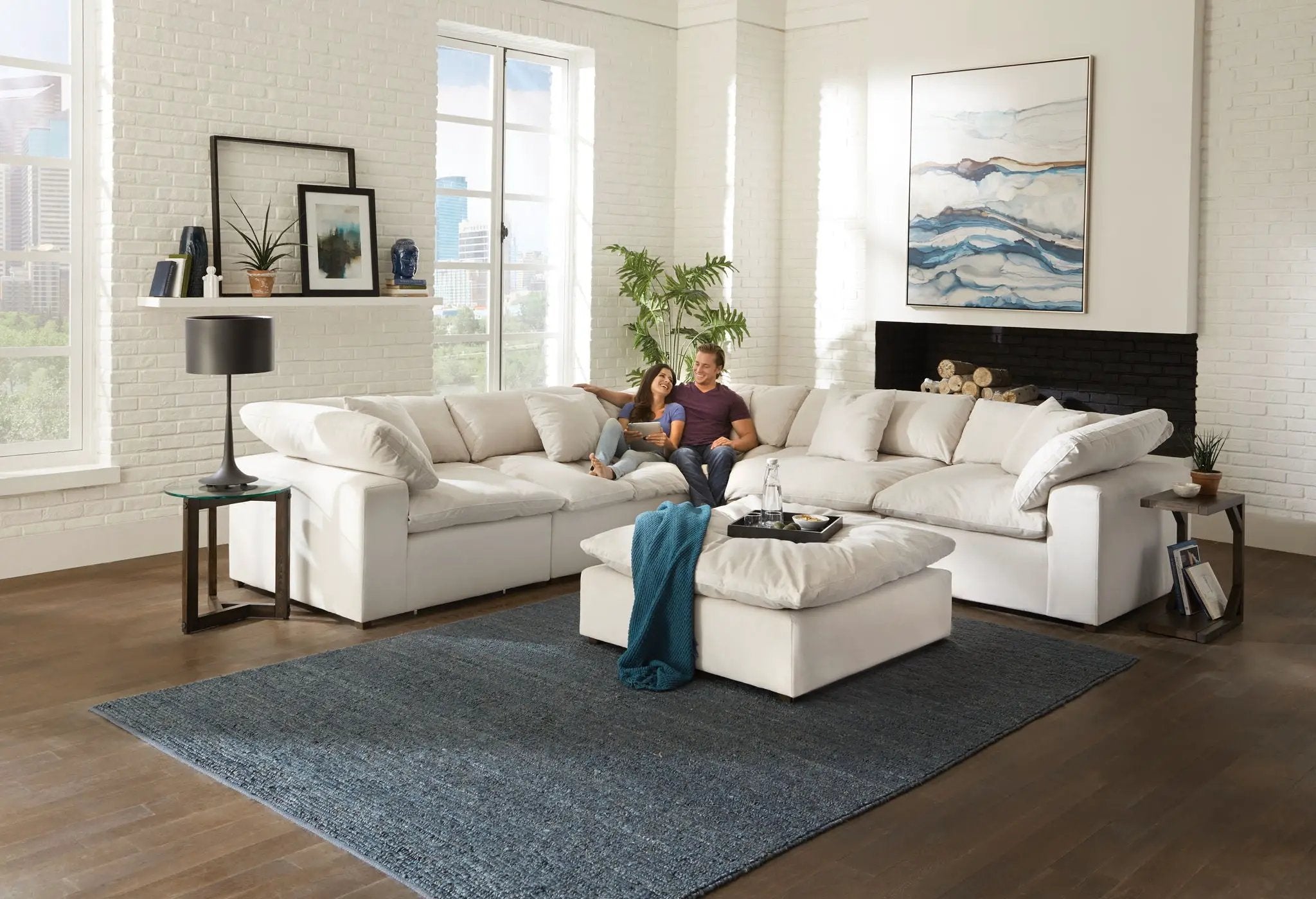 Posh - Modular Sectional And Ottoman by Unique Piece Furniture
