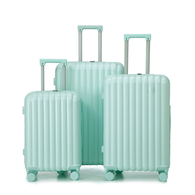 20" / 24" / 28" 3 Pieces / Set Spinner Wheel Luggage, Carry On Suitcase, With Cup Holder & USB Port & Phone Holder by HouseOfZazla