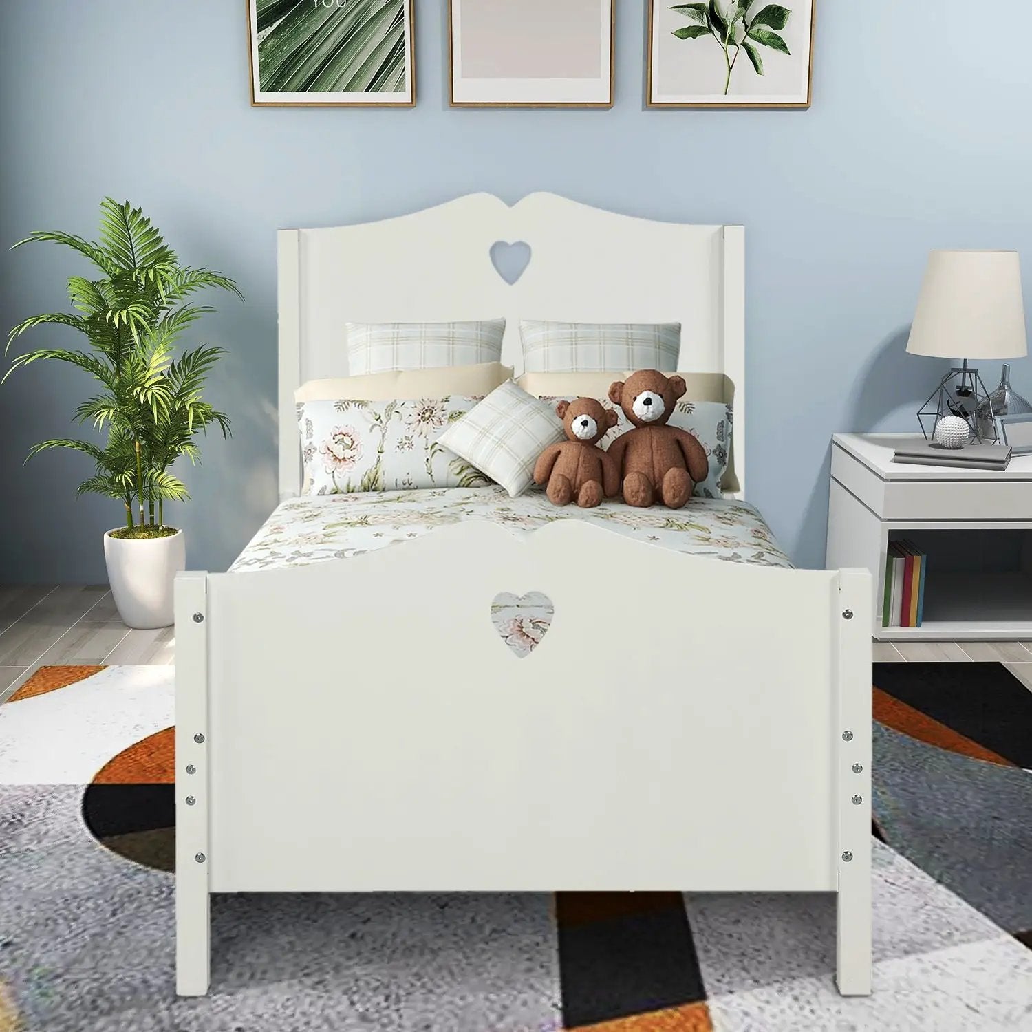 Platform Bed With Slat Support And Headboard And Footboard by Unique Piece Furniture
