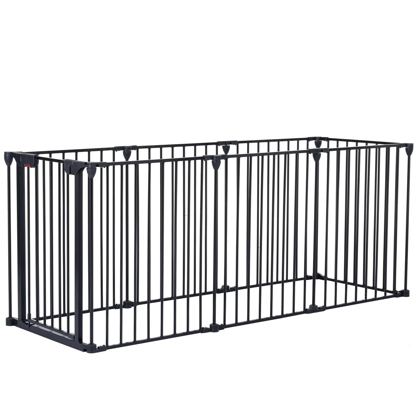 Adjustable Safety Gate Play Yard Metal Doorways Fireplace Fence Christmas Tree Fence Gate For House Stairs Gate Prohibited Area Fence by HouseOfZazla