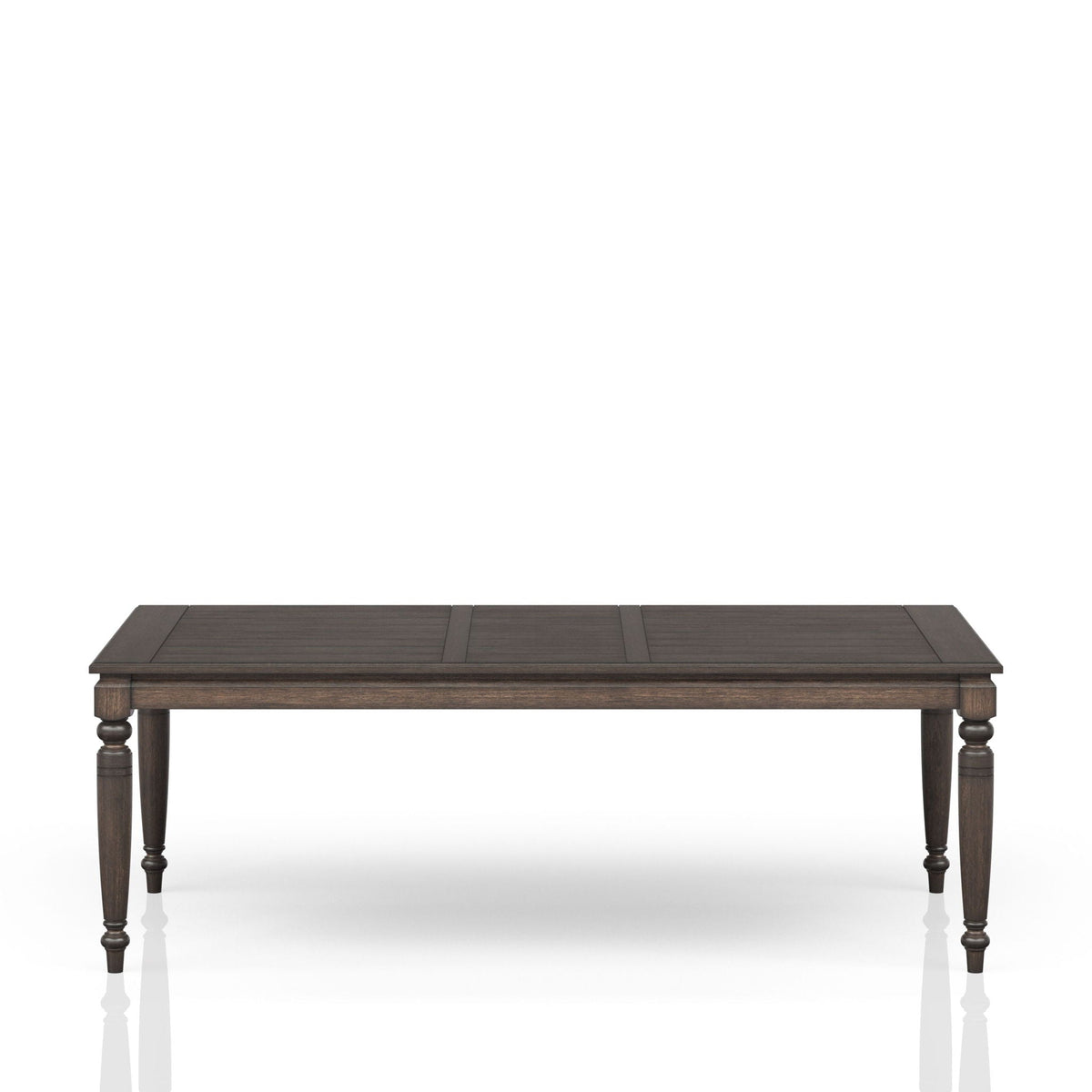 Extendable Dining Table with Expandable Leaf - Coffee, photo 2 of 6