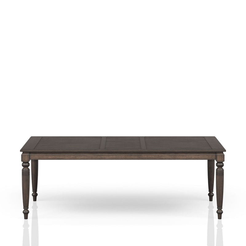 Extendable Dining Table with Expandable Leaf - Coffee, photo 2 of 6