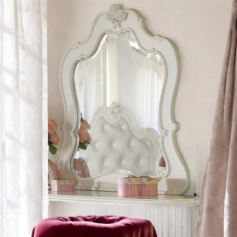 Edalene - Mirror - Pearl White by Unique Piece Furniture