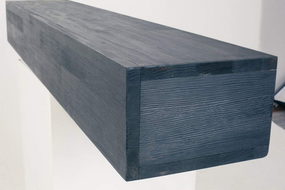 72" Rustic Wood Fireplace Mantel,Wall-Mounted & Floating Shelf for Home Decor, photo 2 of 10