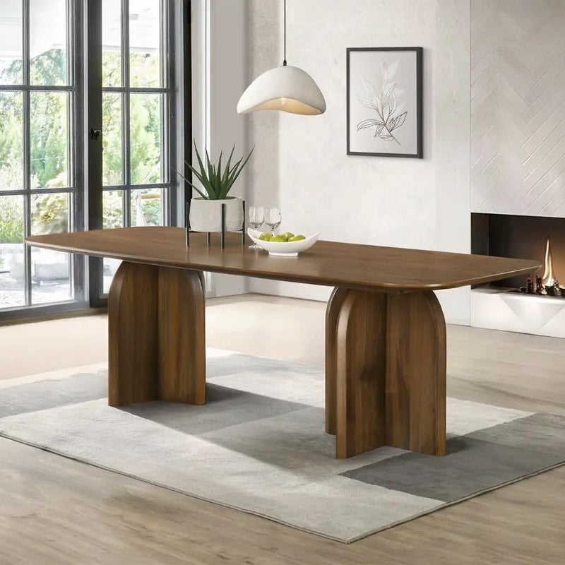 Delmon - Dining Table - Dark Walnut by Unique Piece Furniture