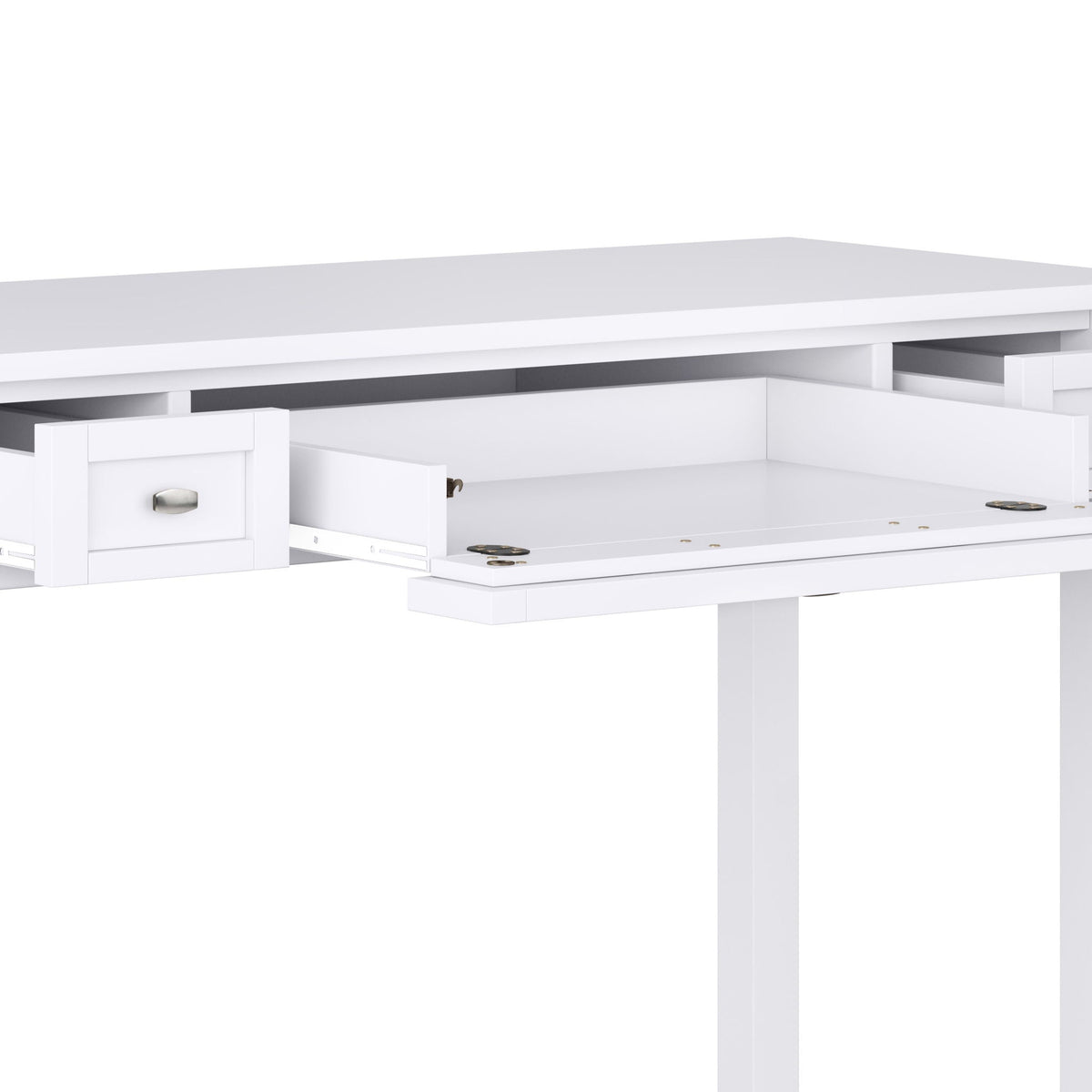 Handcrafted Wooden Writing Desk with Storage Drawers - Multiple Colors, photo 21 of 39