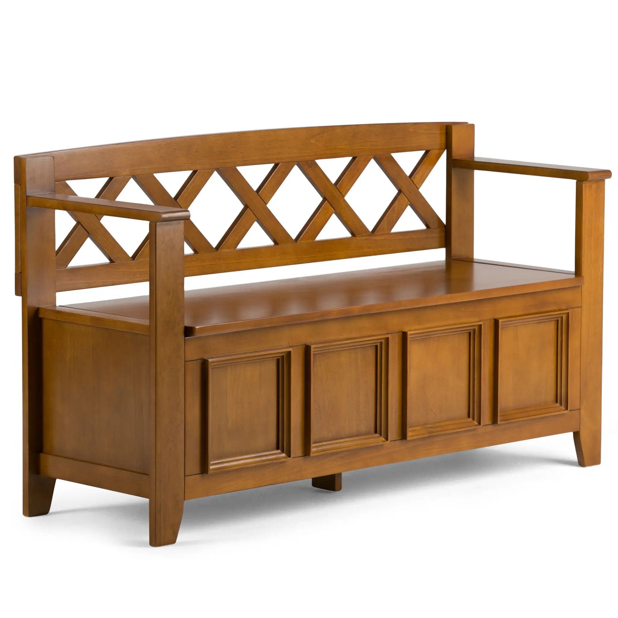Amherst - Handcrafted Entryway Storage Bench by Unique Piece Furniture