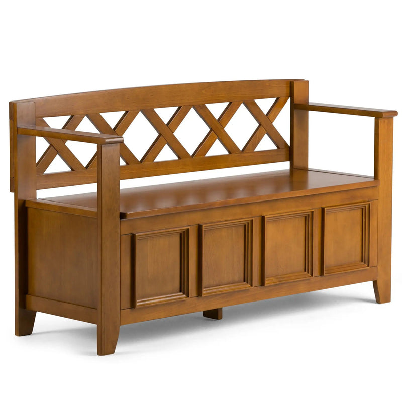 Amherst - Handcrafted Entryway Storage Bench by HouseOfZazla