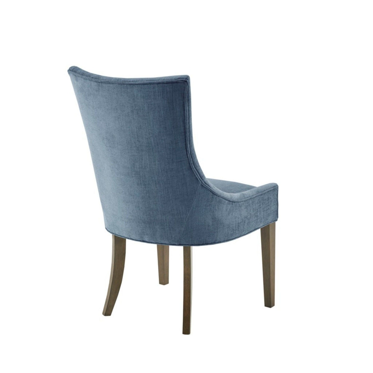 Elegant Dining Side Chair Set of 2 with Solid Wood Legs - Green or Blue, photo 13 of 20