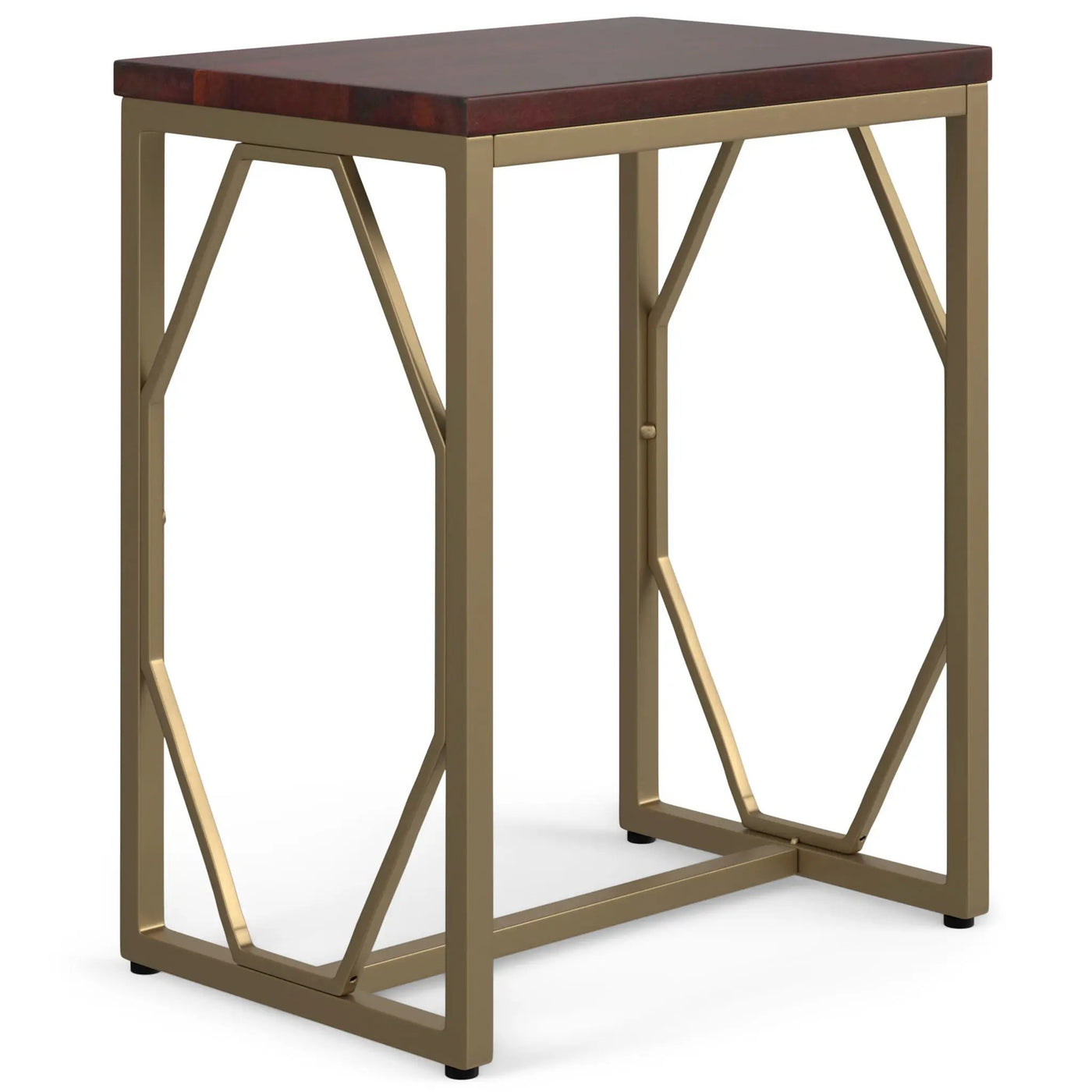 Selma - Handcrafted Metal And Wood Accent Table by HouseOfZazla