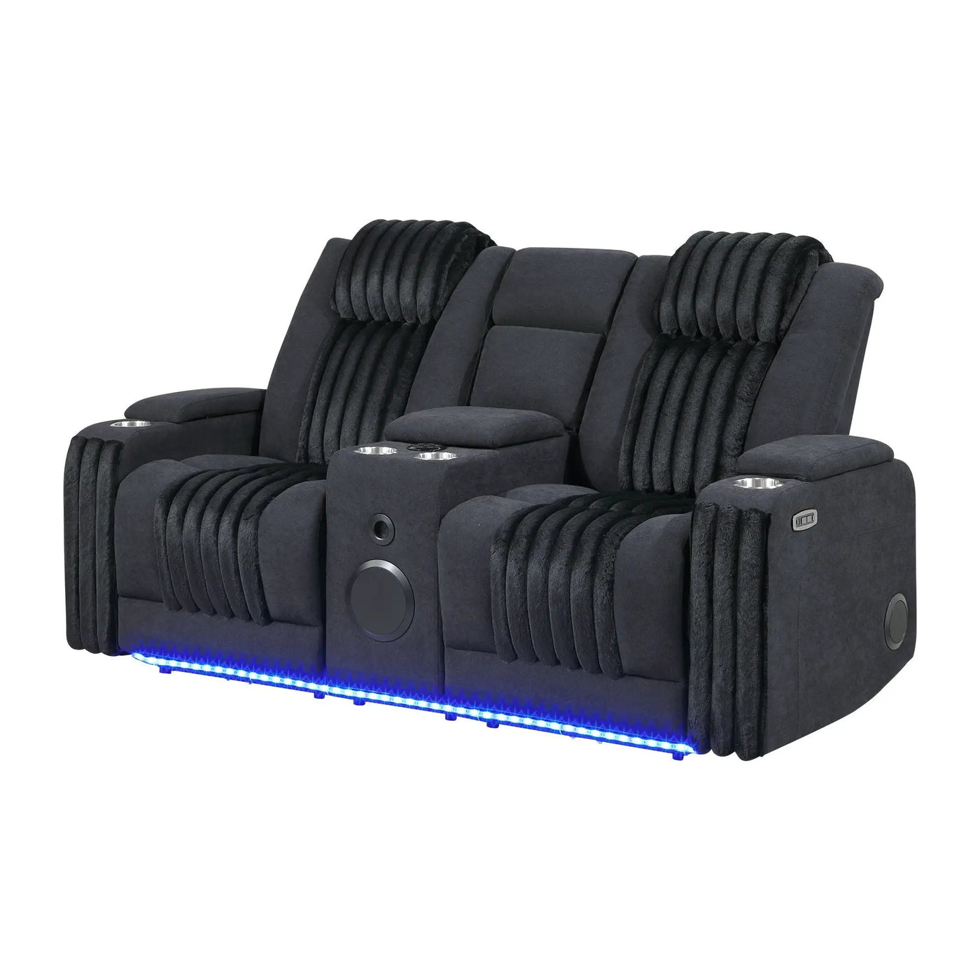 Duran - Power Reclining Loveseat With Power Headrest by HouseOfZazla