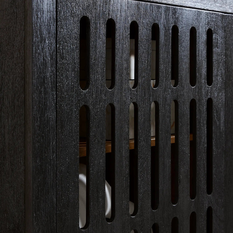 Vallisburg - Accent Cabinet - Black / Natural by Unique Piece Furniture