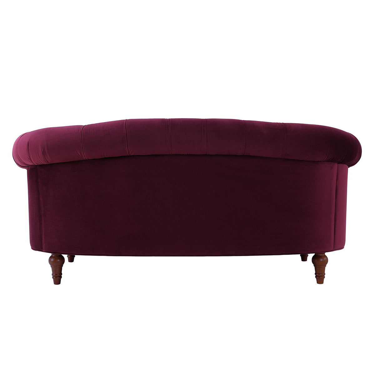 Victorian Chesterfield Loveseat with High-Density Foam - Dark Red or Green, photo 9 of 14