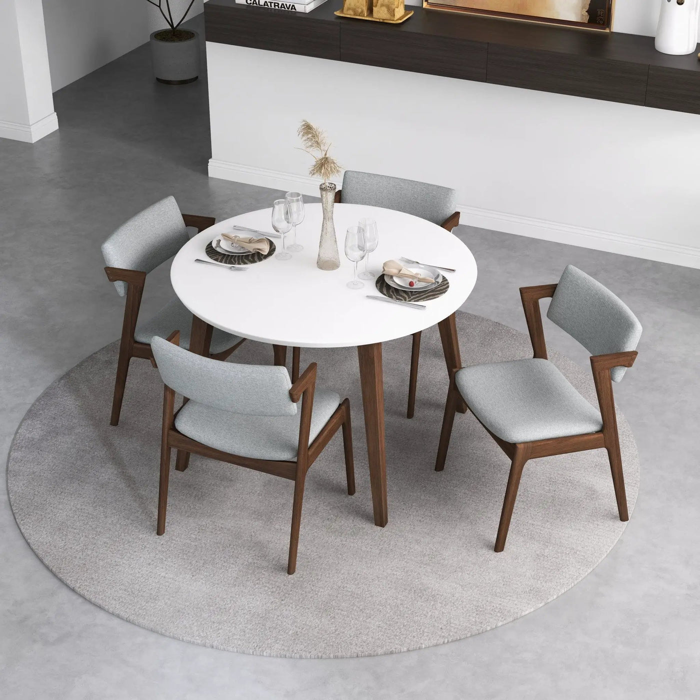 Edwin - Mid-Century Modern Dining Chair (Set of 2) by HouseOfZazla