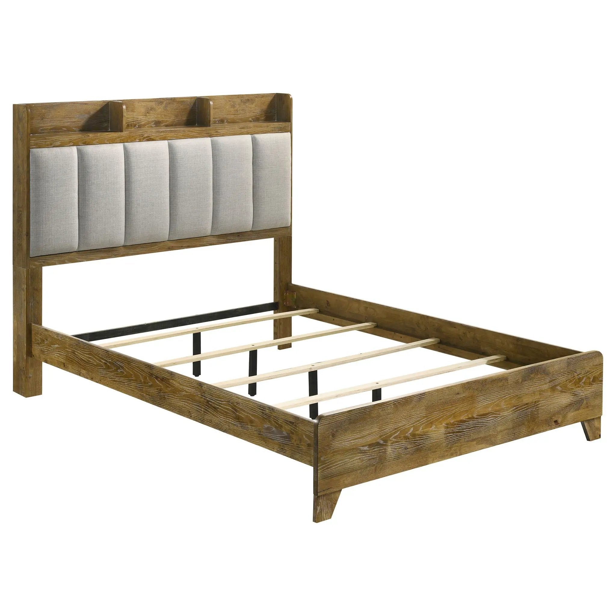 Henderson 4-piece Eastern King Bedroom Set Medium Oak by Unique Piece Furniture