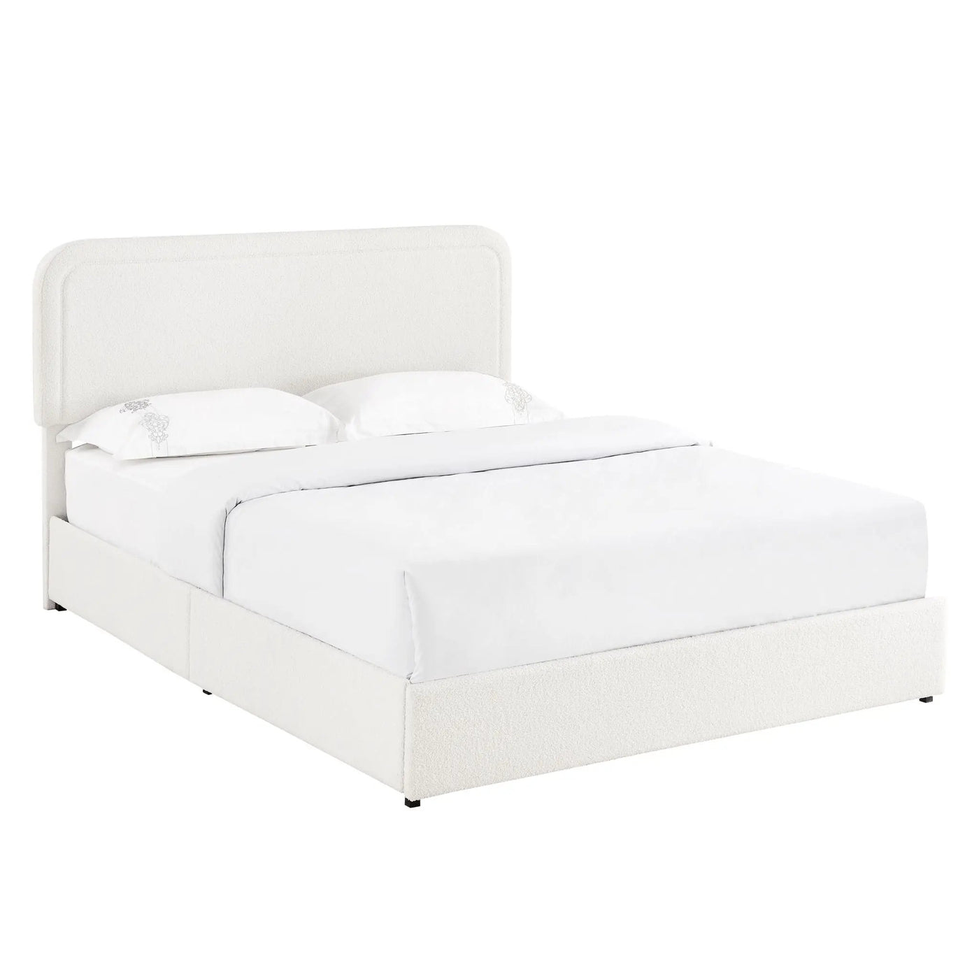Liv - Patented With Drawers Upholstered Storage Platform Bed by HouseOfZazla