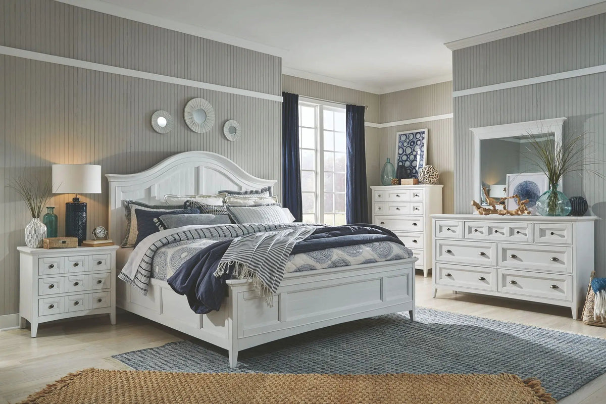 Heron Cove - Two Tone Drawer Chest - Chalk White And Dovetail Gray, photo 5 of 5