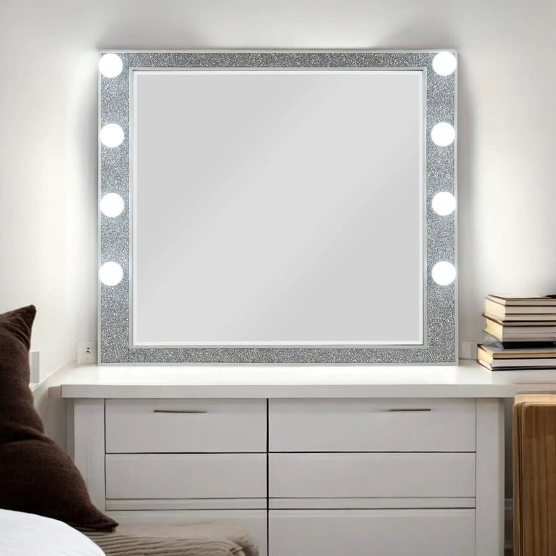 Sliverfluff - Mirror With Light - Mirrored / Champagne by HouseOfZazla