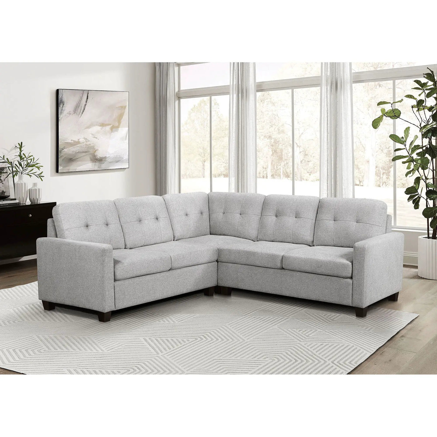 Creston - Upholstered Sectional Sofa by HouseOfZazla