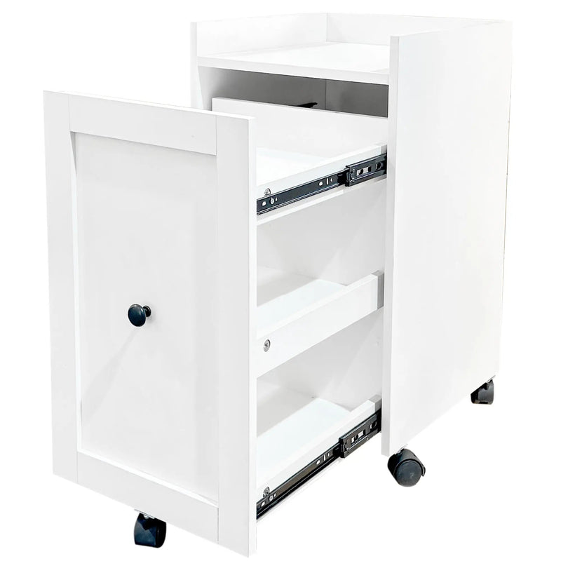 Organizer for Pantry - Sliding Snack Cabinet with Wheels by HouseOfZazla