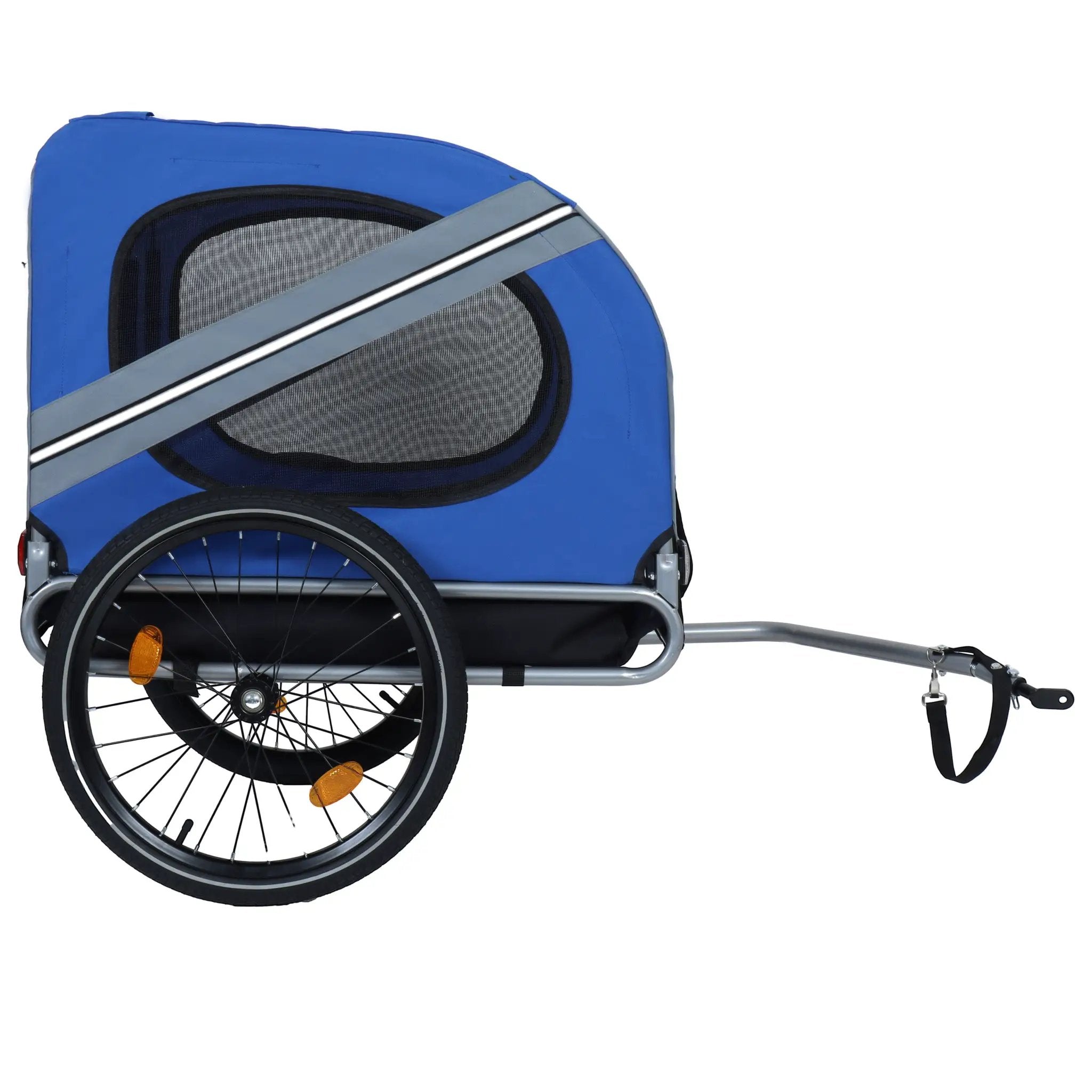 Large Folding Bike Trailer for Dogs – 66LB Capacity All-Terrain Pet Carrier by HouseOfZazla