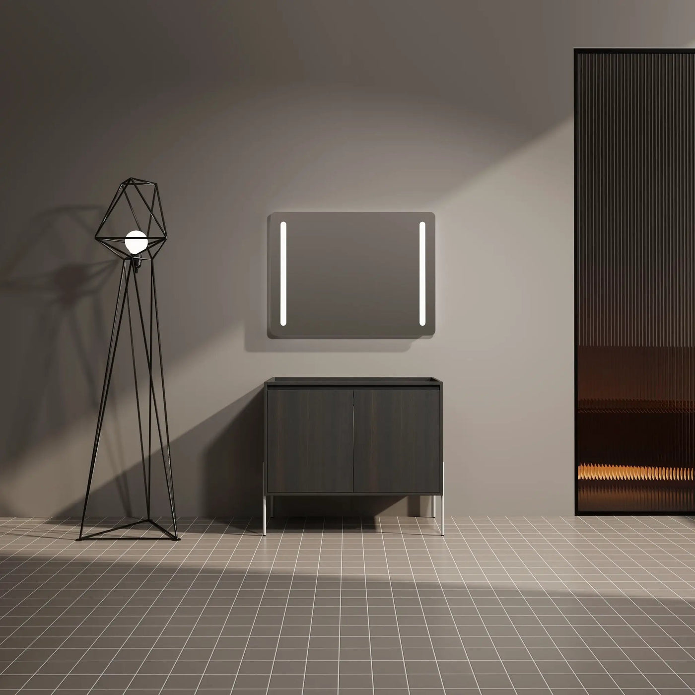 Freestanding Bathroom Vanity & Soft Close Cabinet Doors by HouseOfZazla